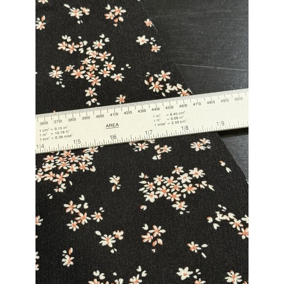 Abercrombie & Fitch Black Floral Large Whimsigoth Mini Skirt Womens Large - Picture 11 of 12